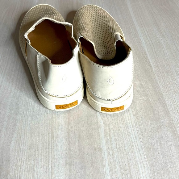 Olukai Pehuea Slip on Loafers cream colored size women’s 9 1/2. - Picture 5 of 6